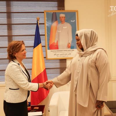 الوزيرة المنتدبة للشؤون الخارجية تستقبل ممثلة برنامج الأغذية العالمي بتشاد