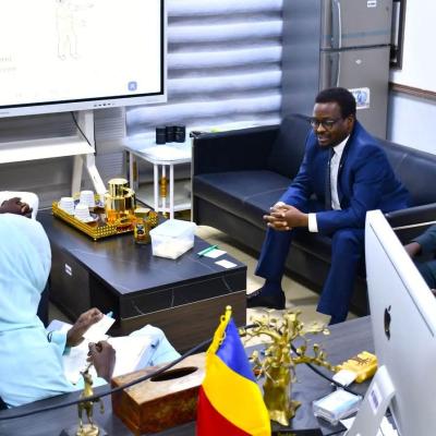L'ENA reçoit l'attaché diplomatique de l'Ambassade d'Égypte au Tchad